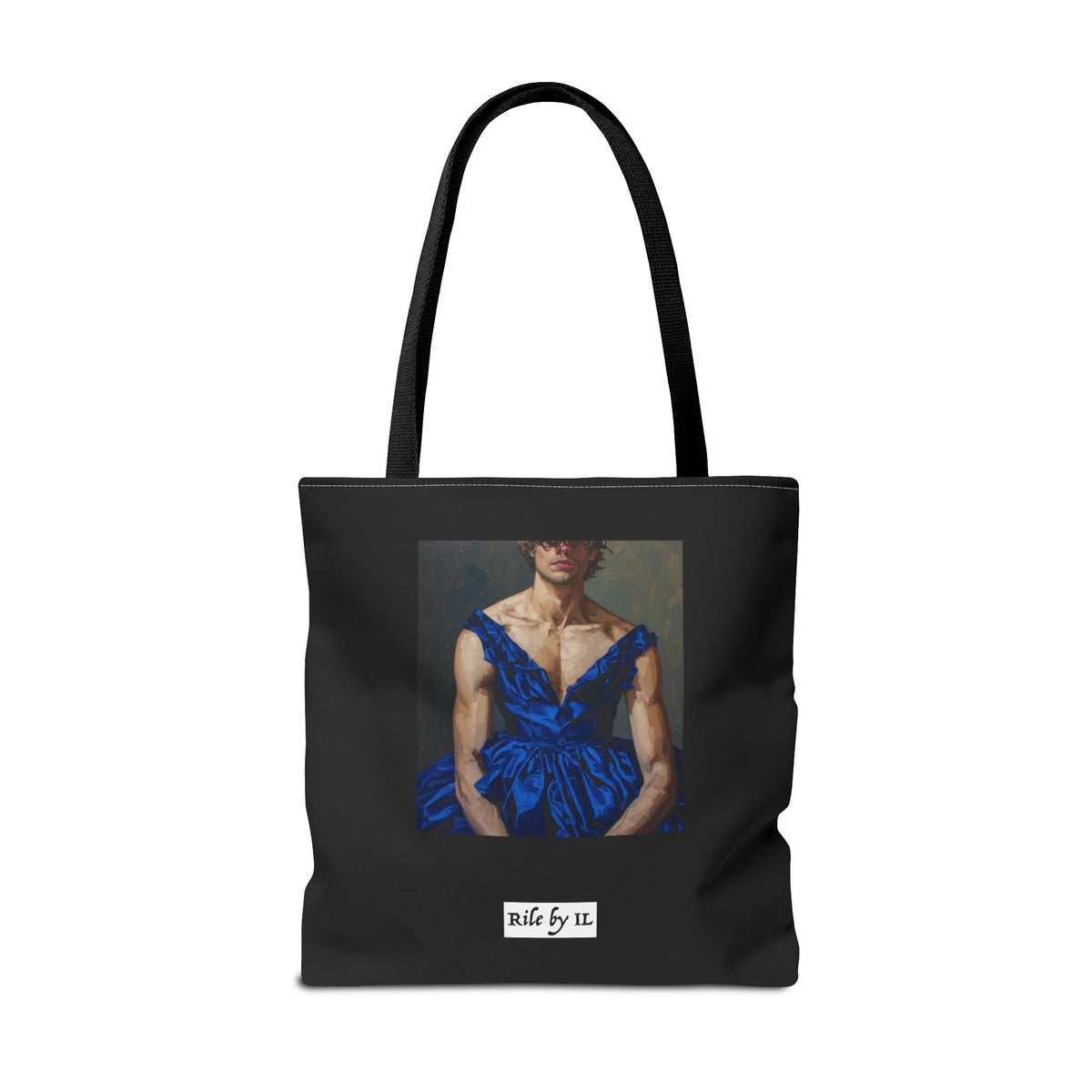 Man In Blue Dress Tote Bag