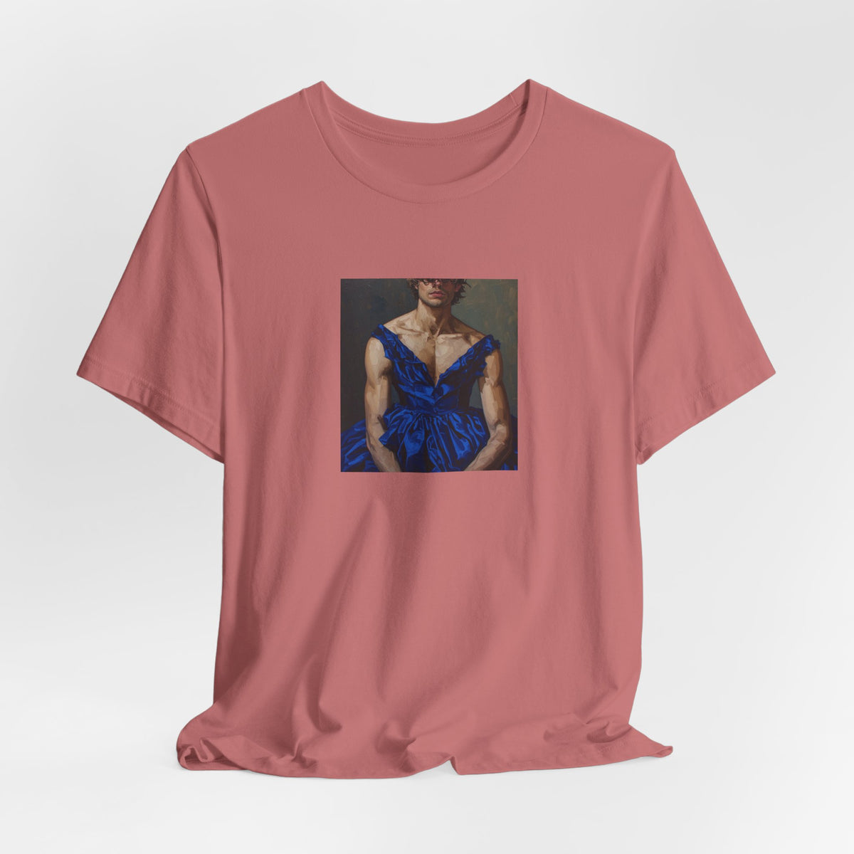 Man In Blue Dress T-Shirt