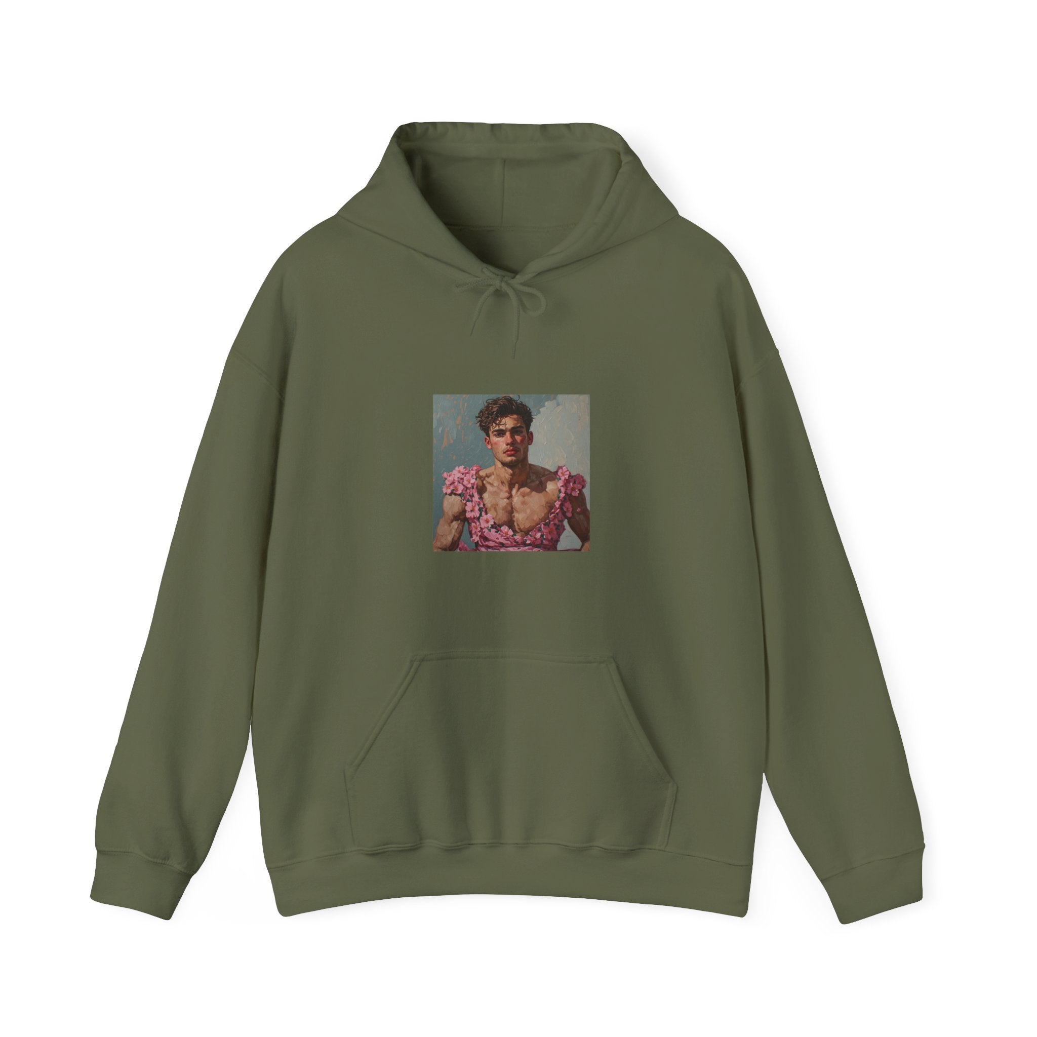 Man In Pink Dress Graphic Pullover