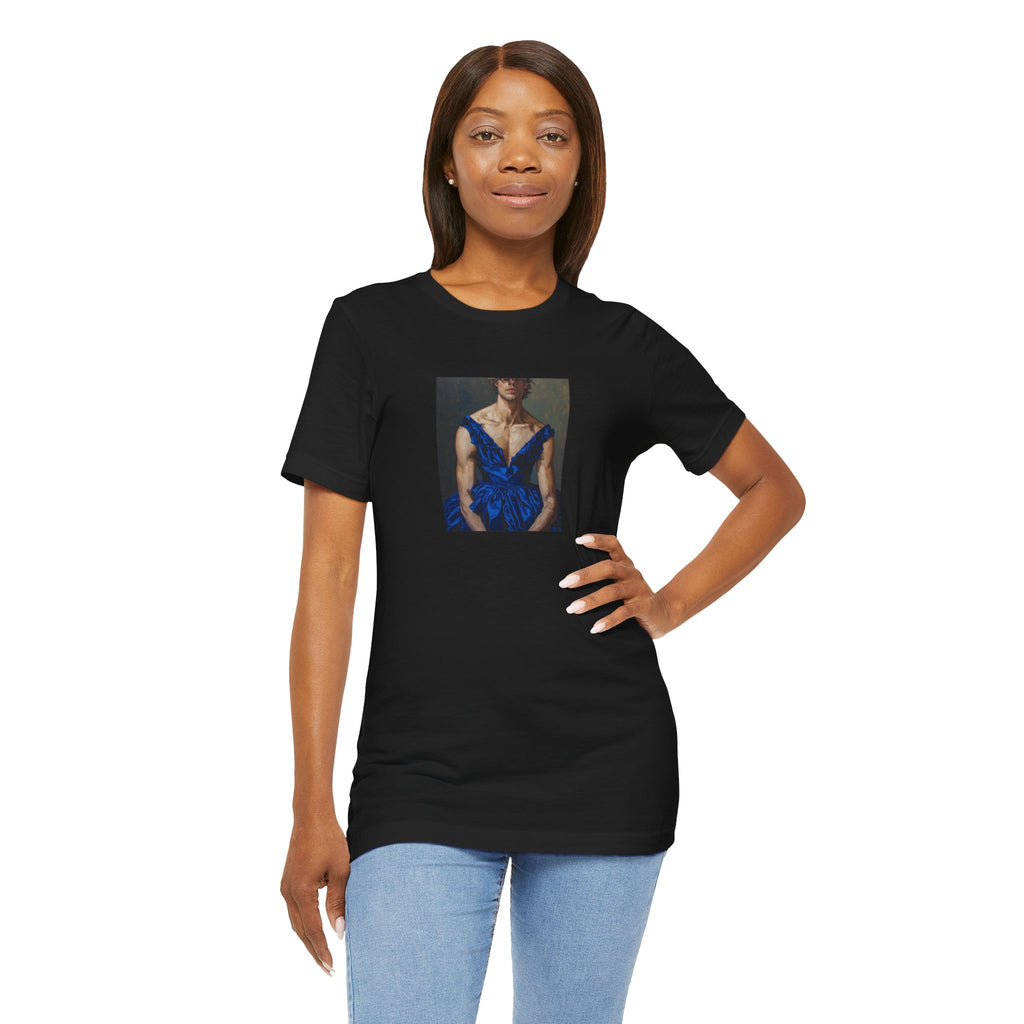 Man In Blue Dress T-Shirt