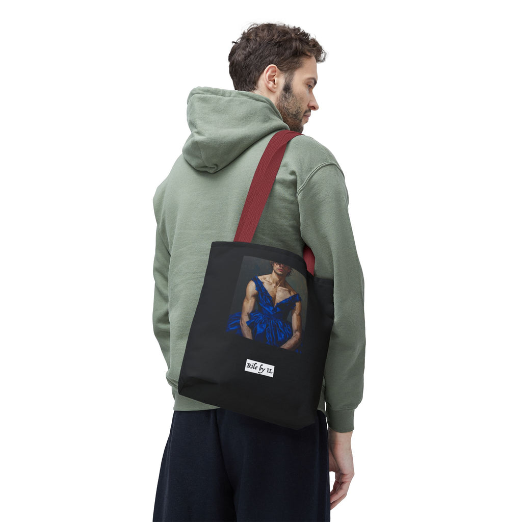 Man In Blue Dress Tote Bag