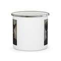 Cowboy Portrait Camping Enamel Cup