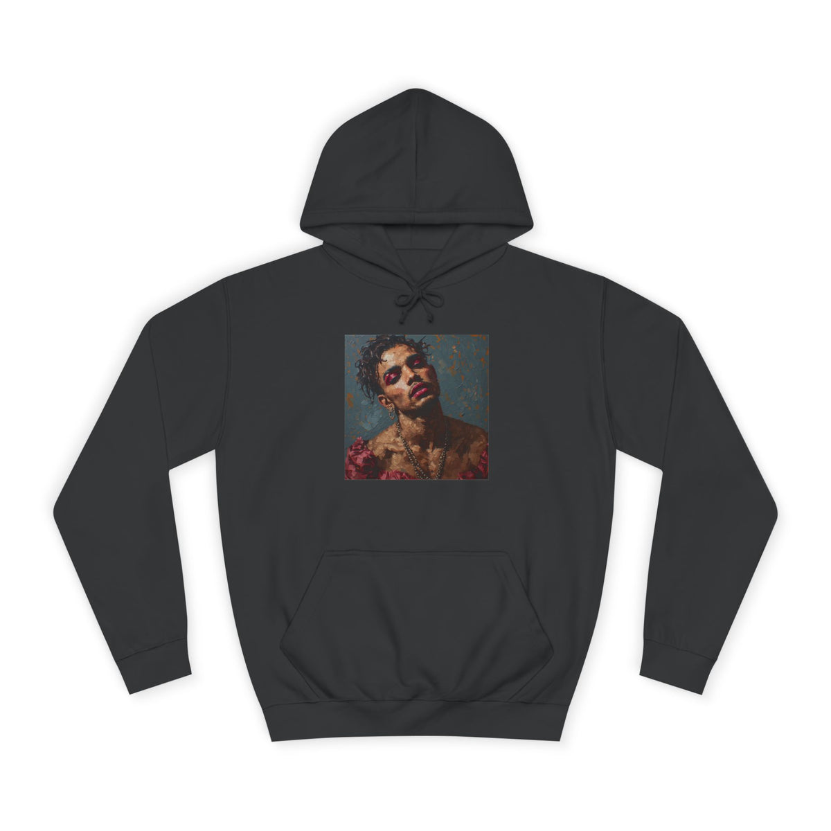 Man w/ Pink Eye Shadow Hoodie