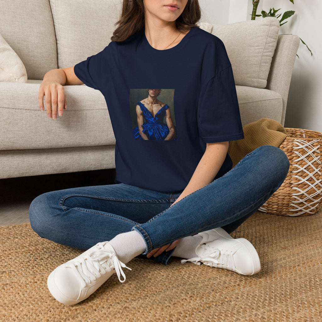 Man In Blue Dress T-shirt