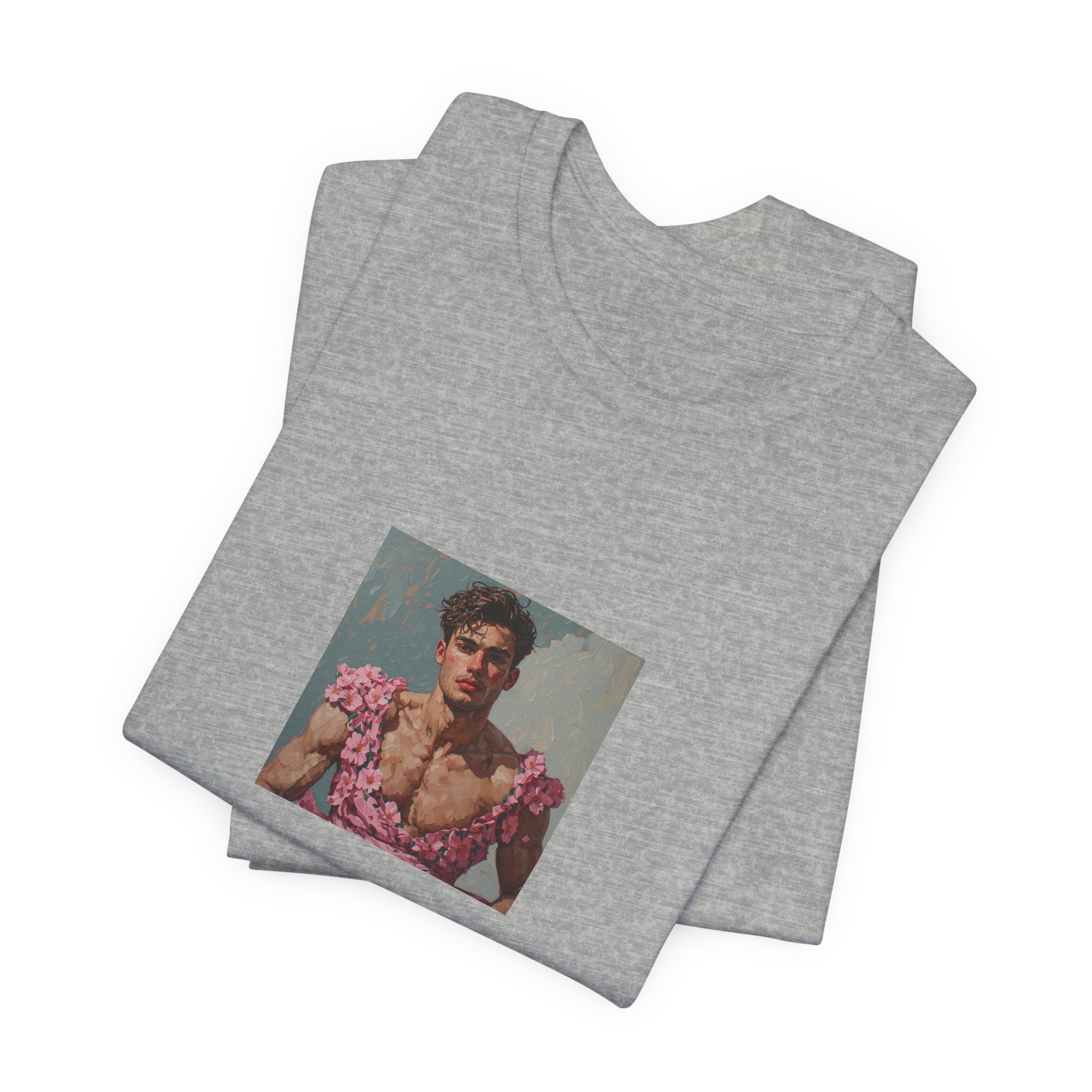 Man In Pink Dress T-shirt
