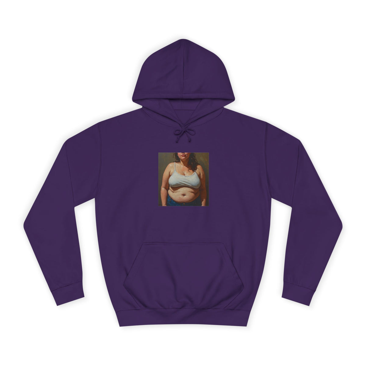 Woman In Jeans Hoodie