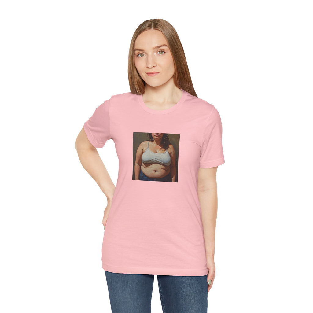 Woman In Jeans T-Shirt
