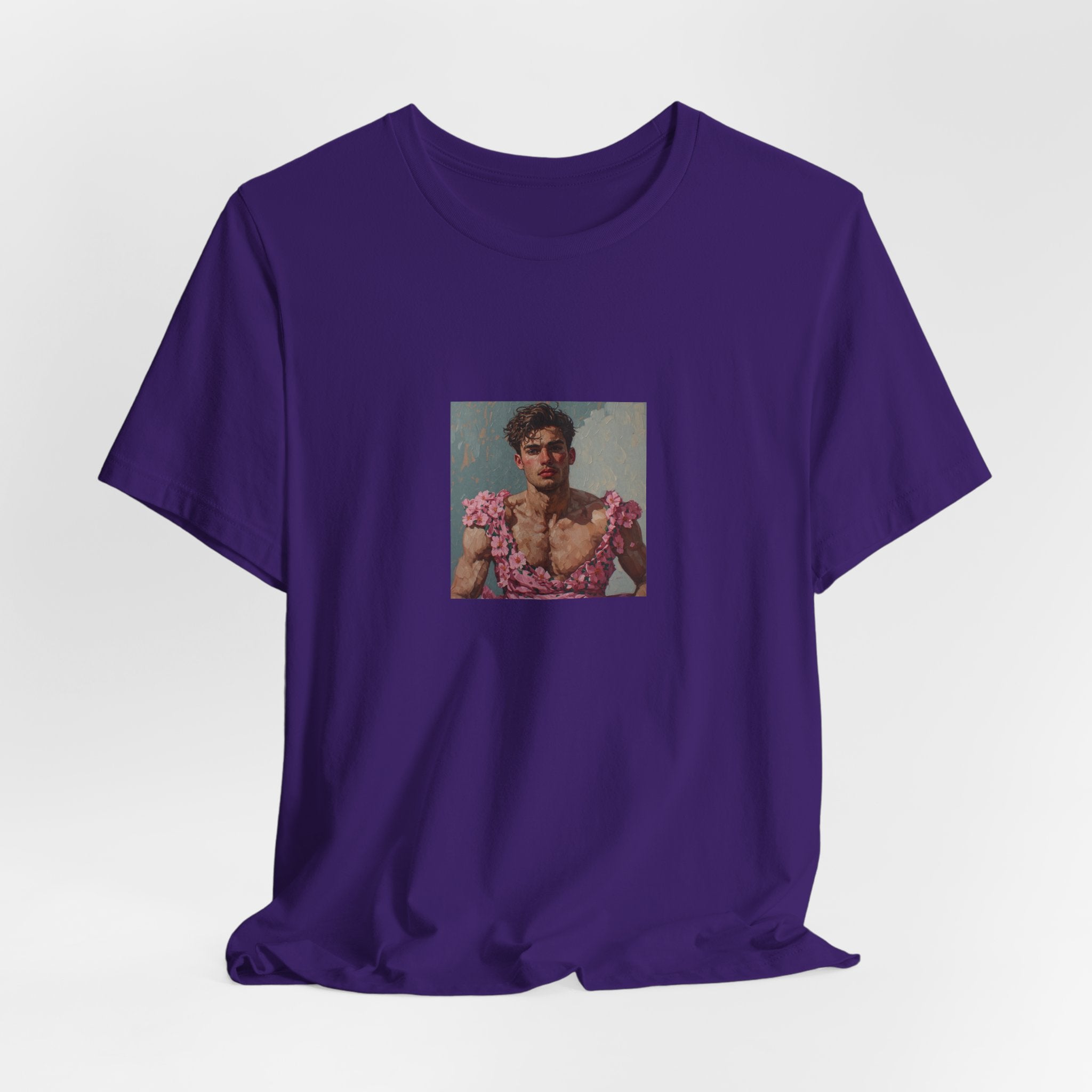 Man In Pink Dress T-shirt