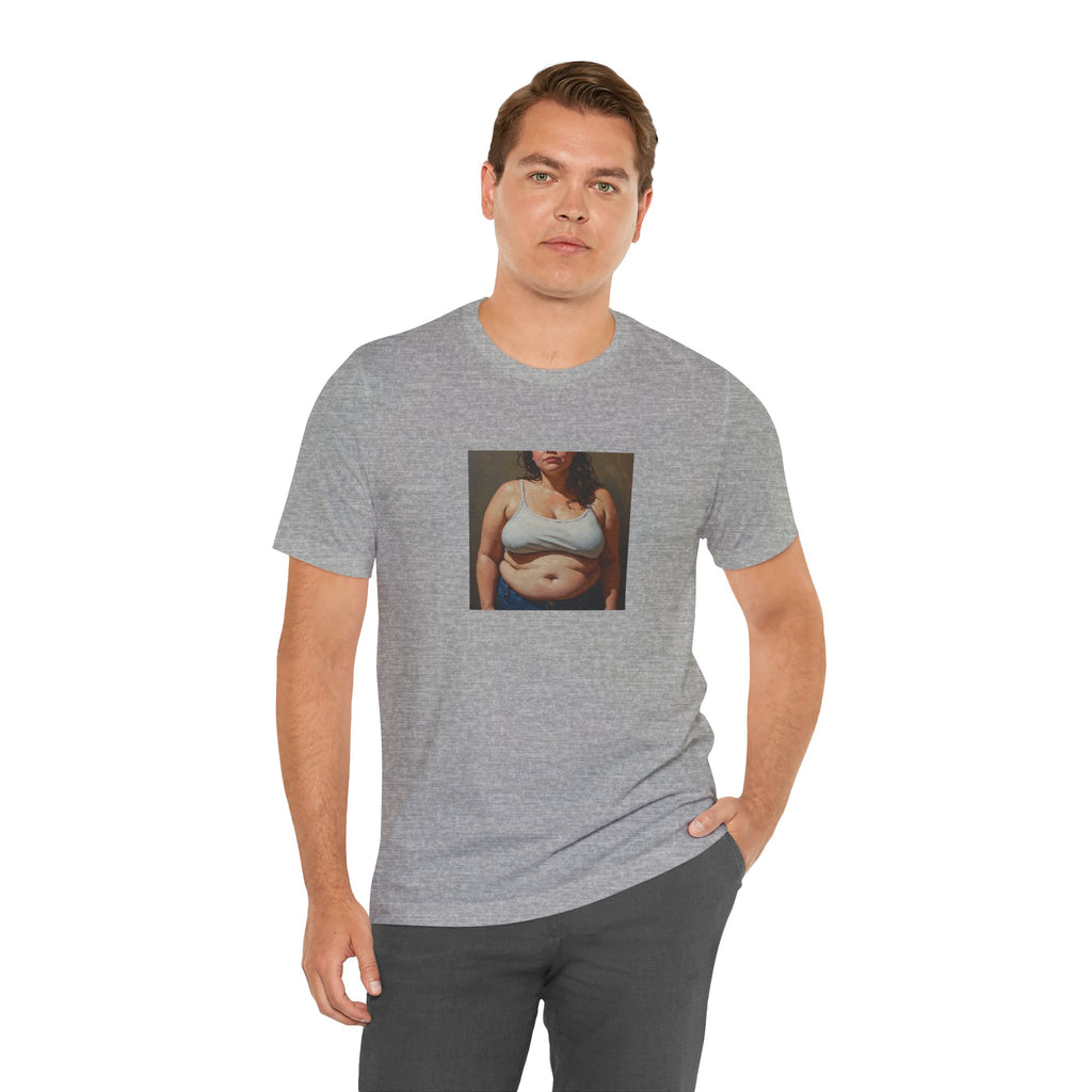 Woman In Jeans T-Shirt