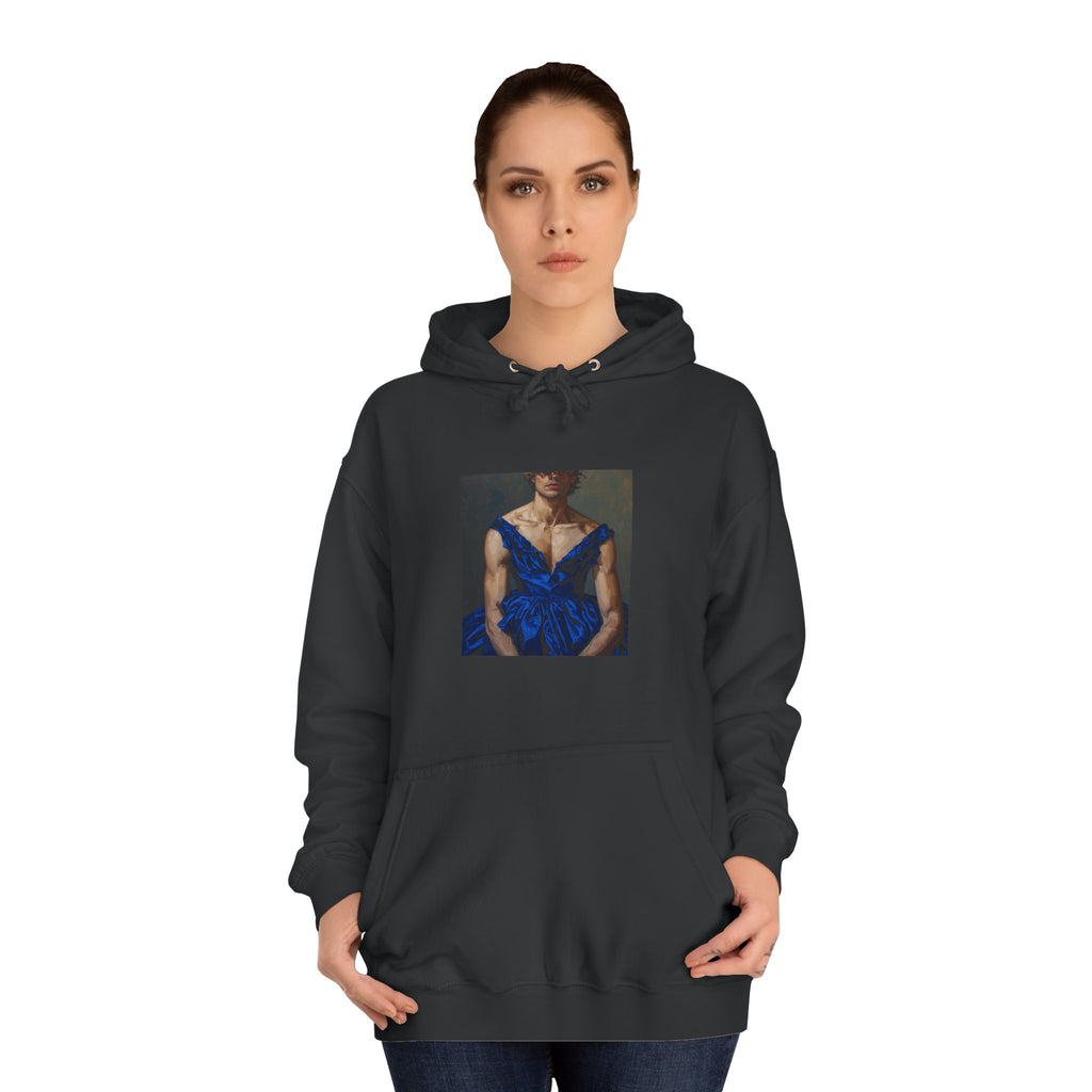 Man In Blue Dress Hoodie