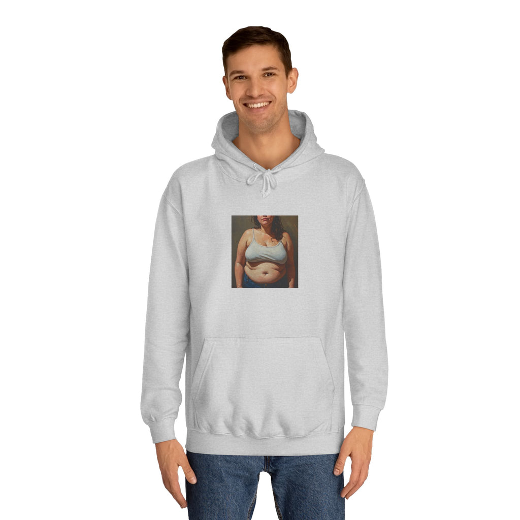 Woman In Jeans Hoodie