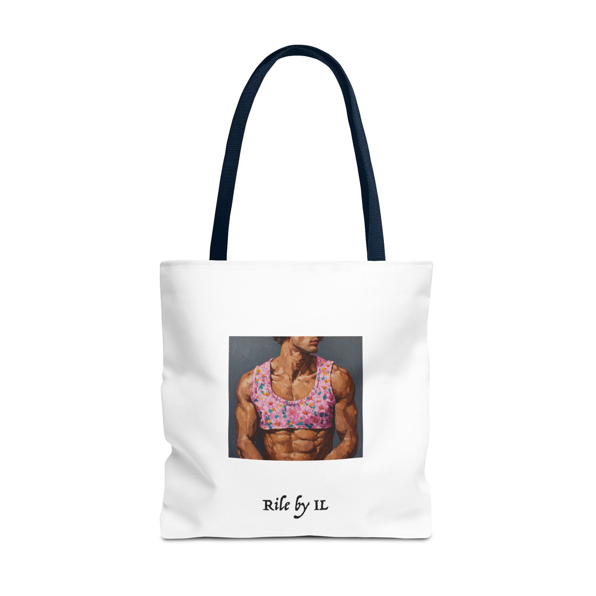 Man In Pink Crop TopTote Bag