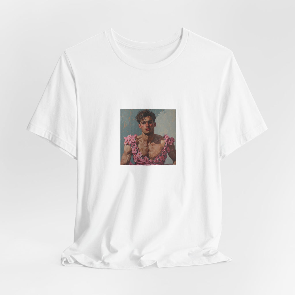 Man In Pink Dress T-shirt