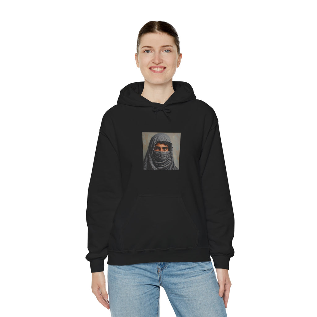 Veiled Man Portrait Hoodie