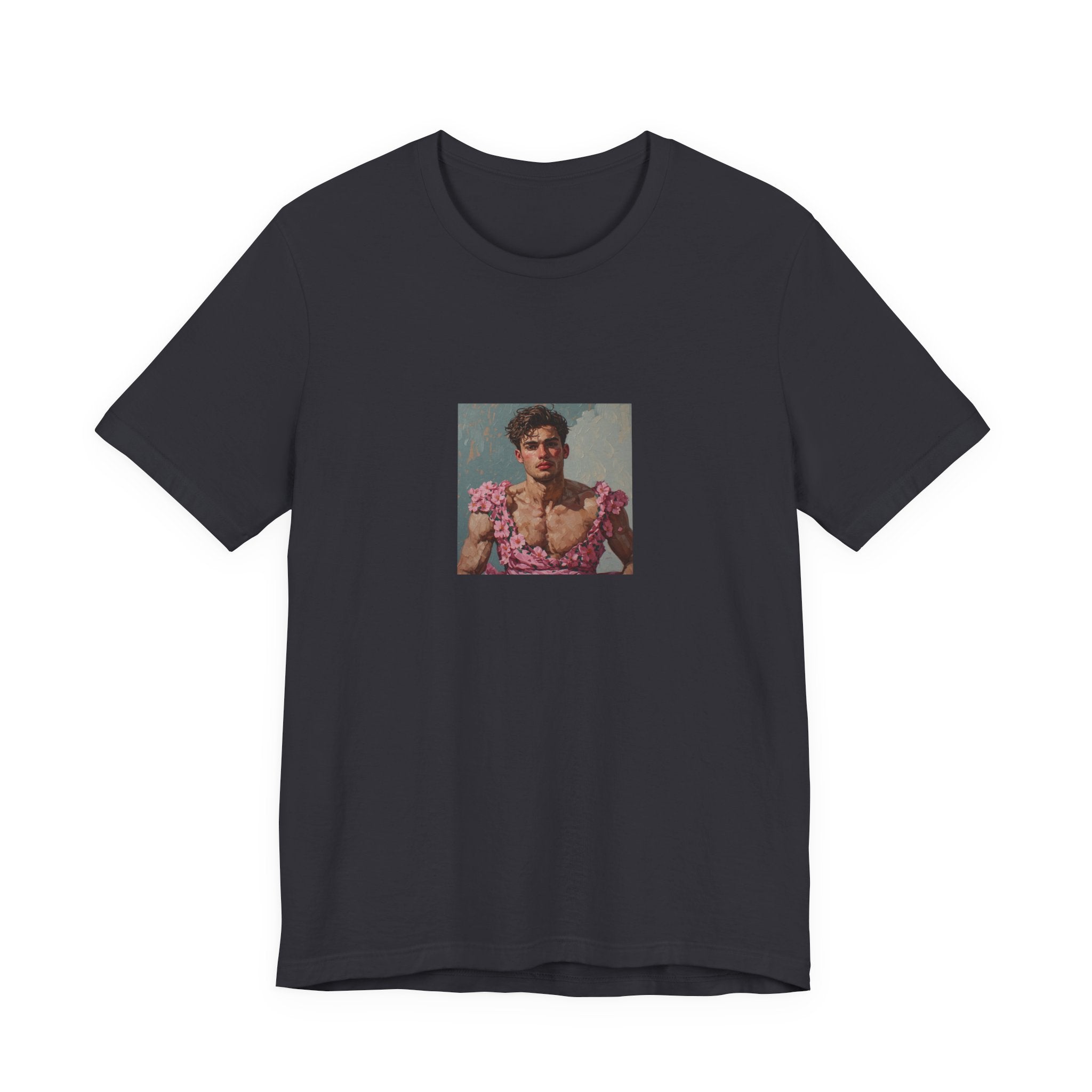 Man In Pink Dress T-shirt