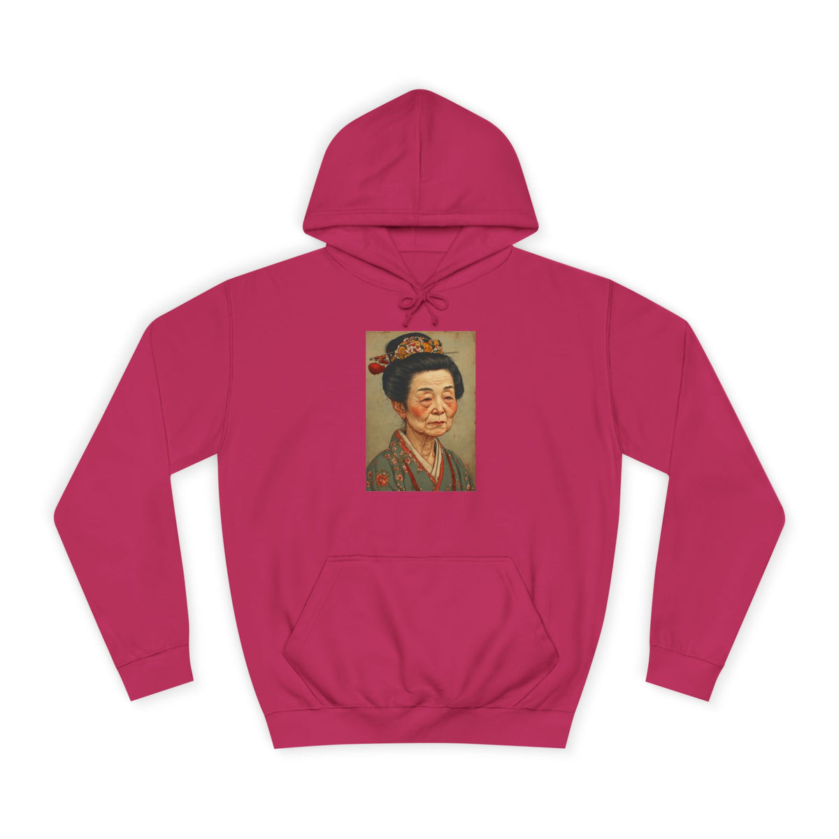 Vintage Japanese Woman Hoodie