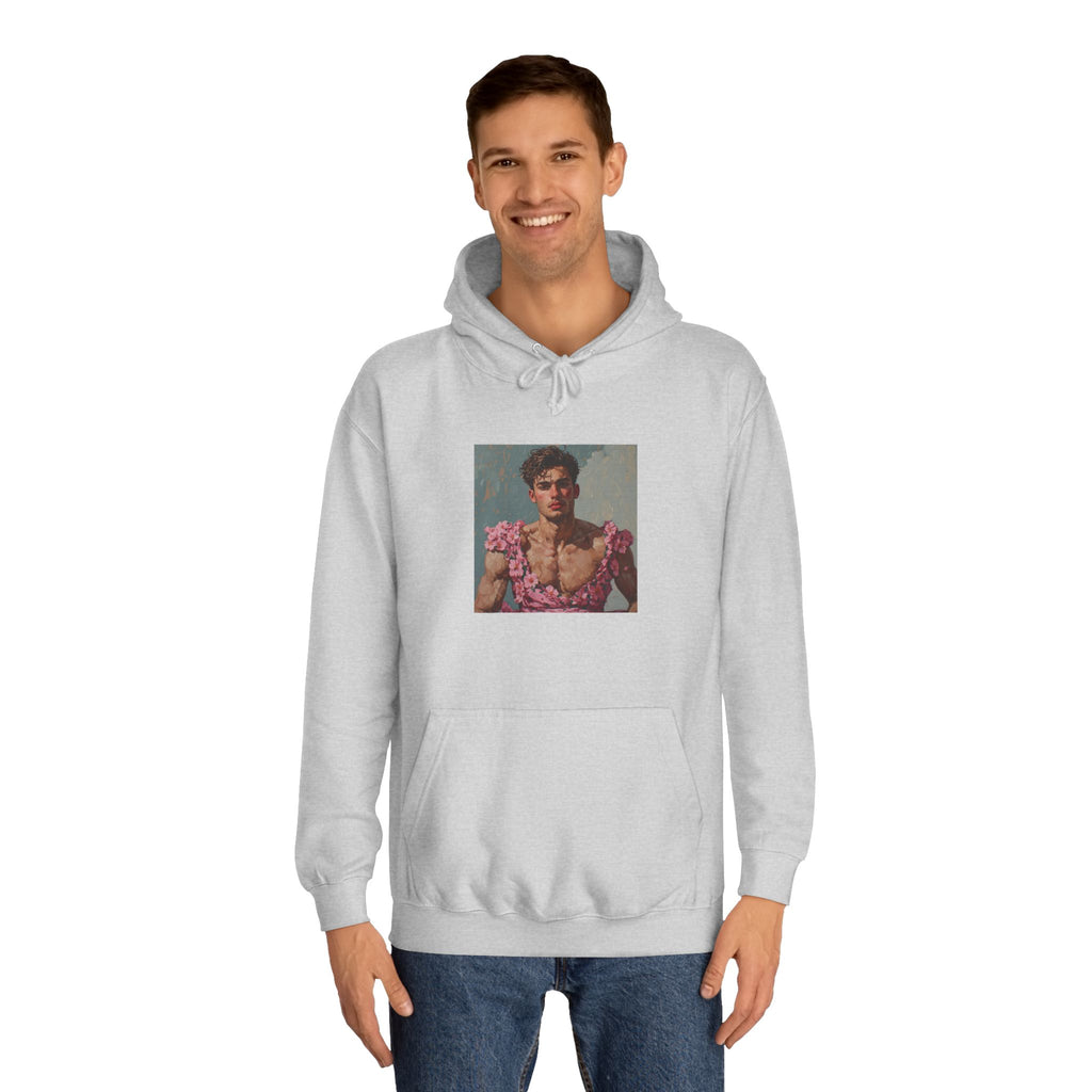 Man In Pink Dress Hoodie