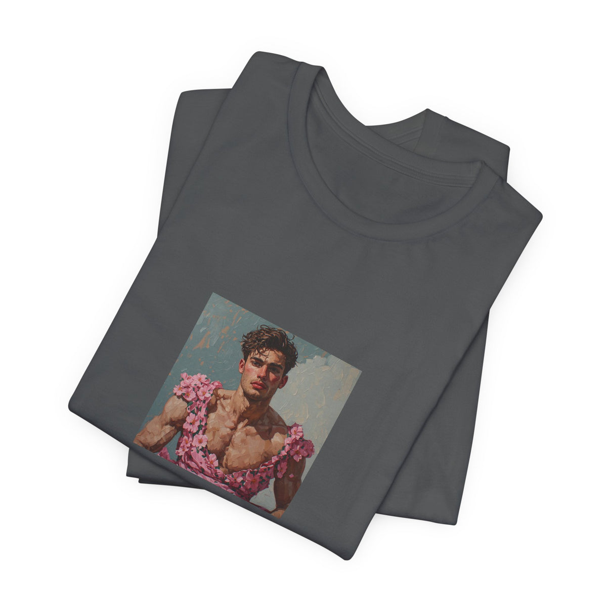 Man In Pink Dress T-shirt