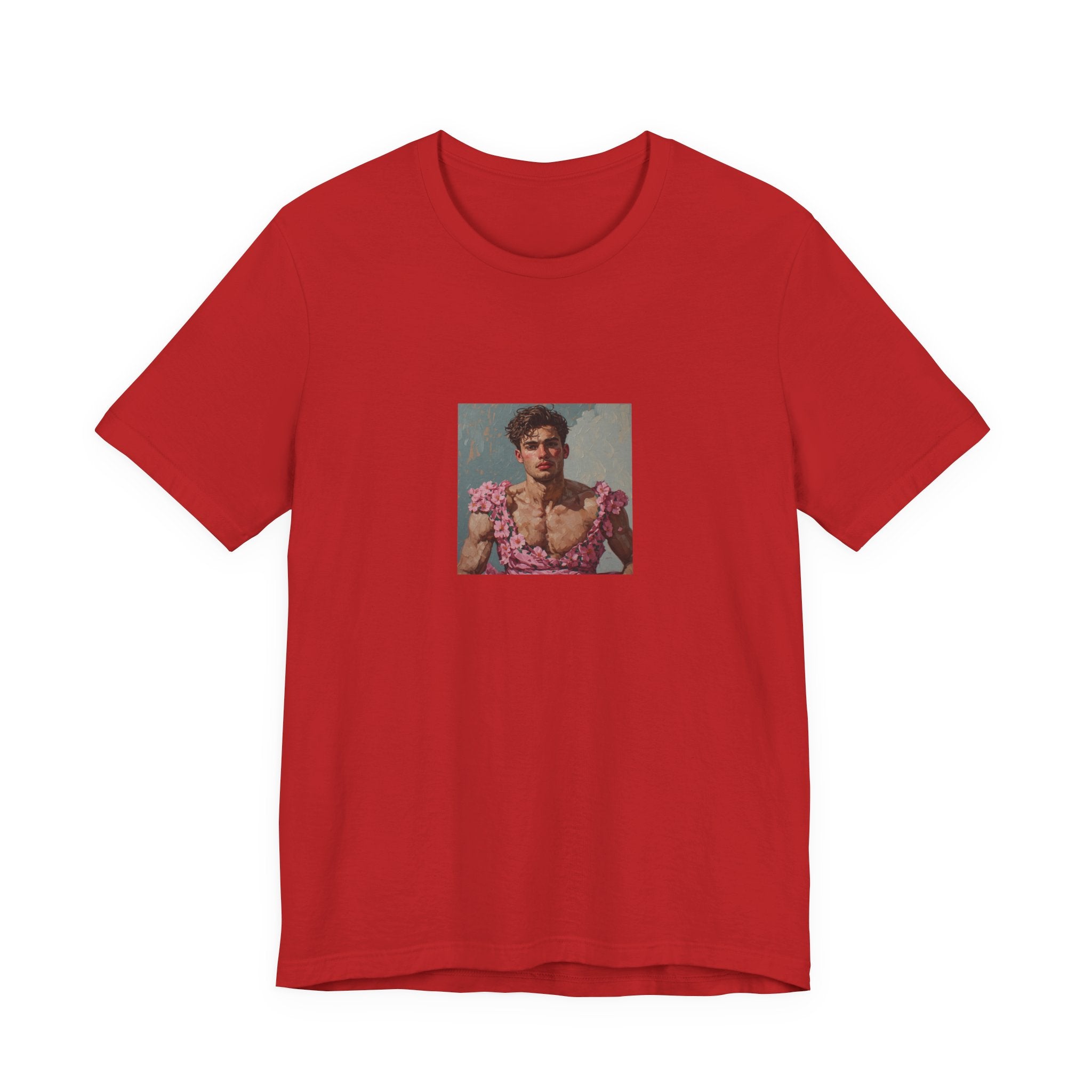 Man In Pink Dress T-shirt