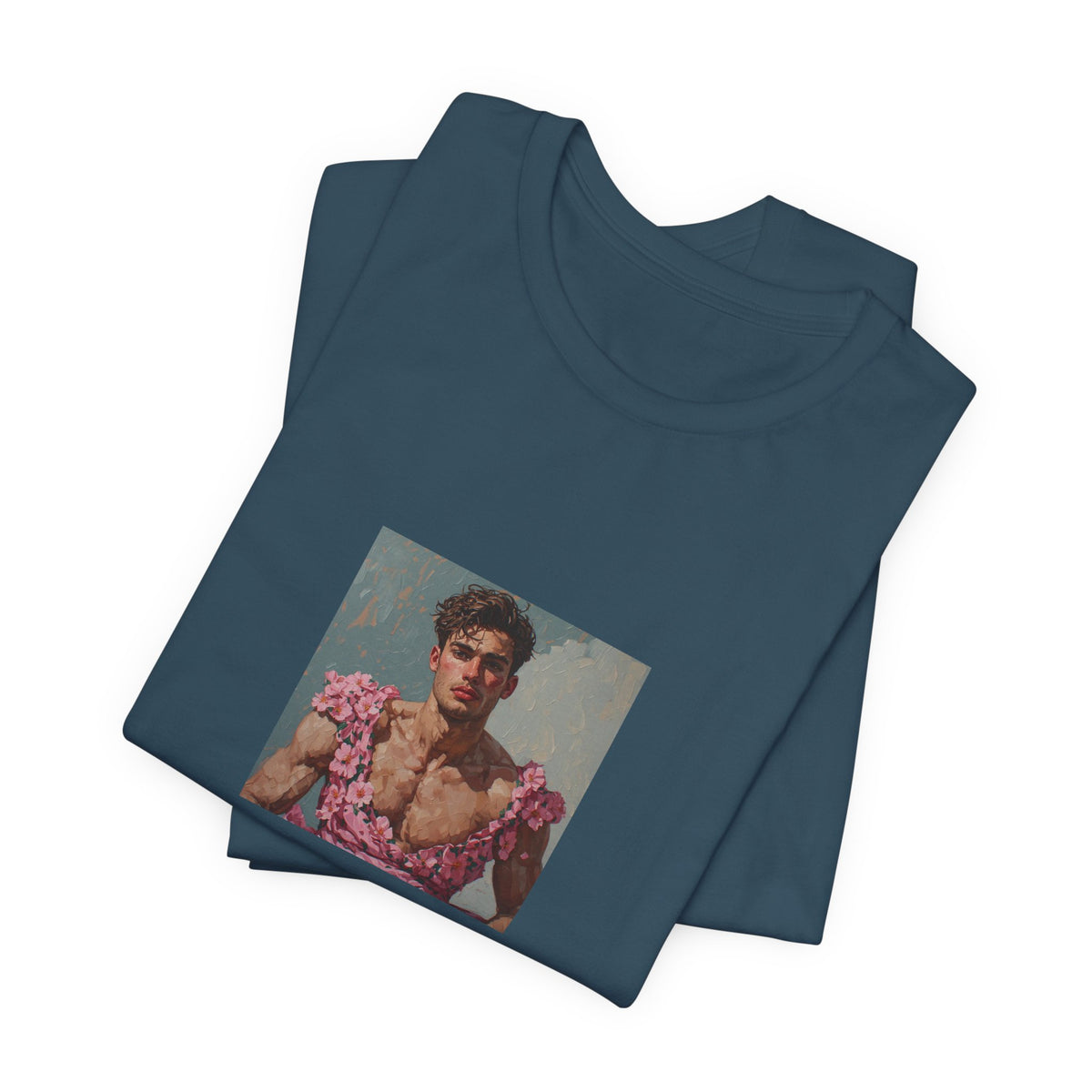 Man In Pink Dress T-shirt