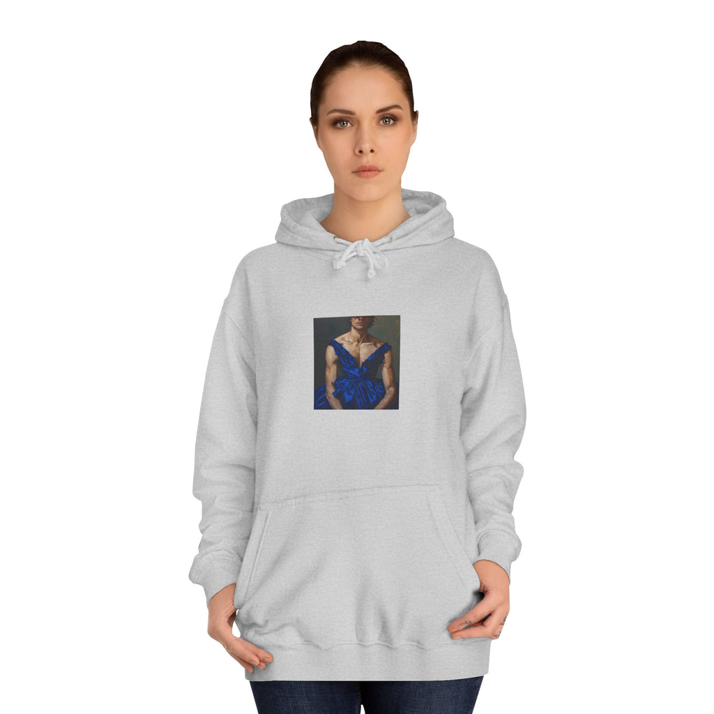Man In Blue Dress Hoodie
