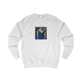 Man In Blue Dress Sweatshirt