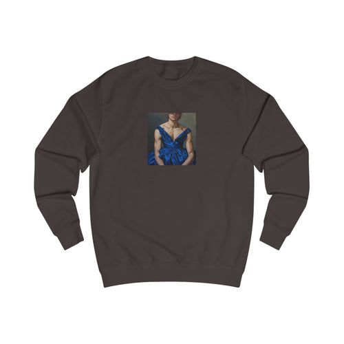 Blue Bow Portrait Sweatshirt