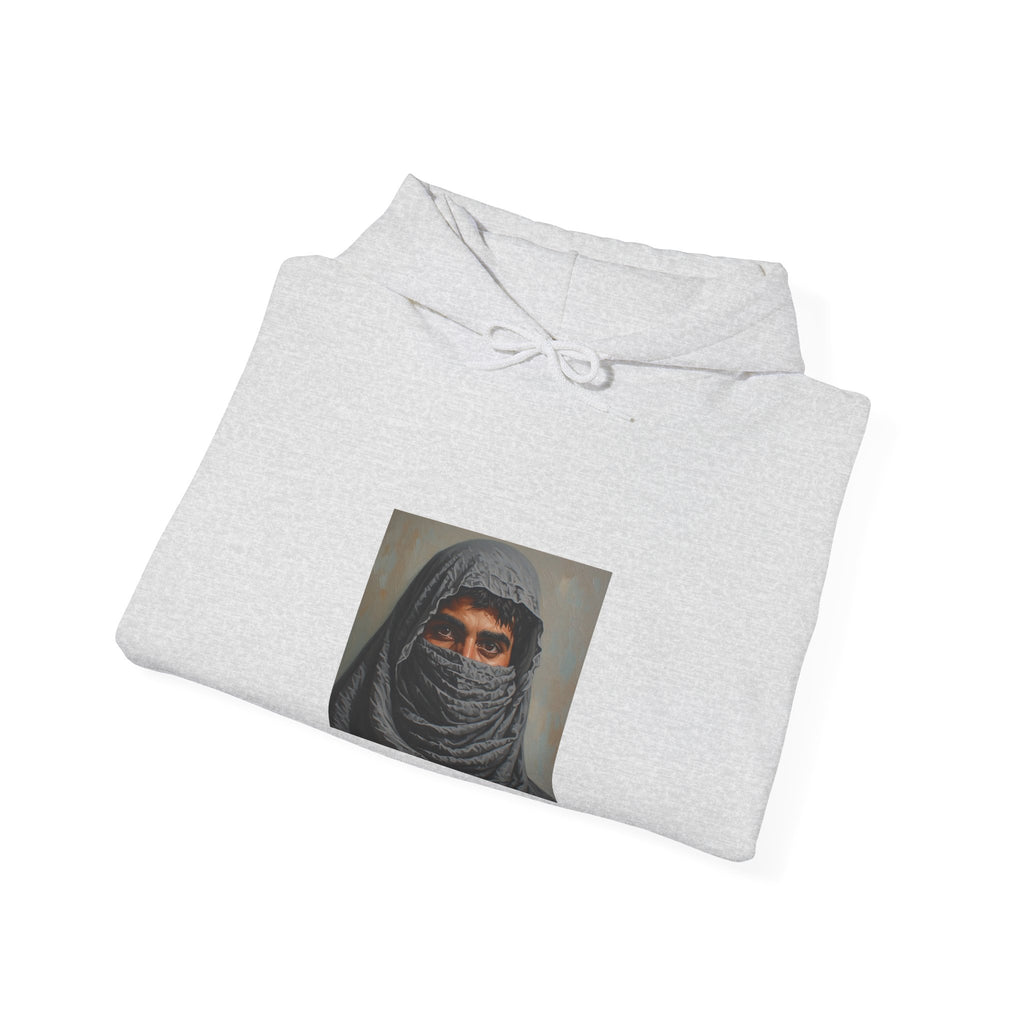 Veiled Man Portrait Hoodie