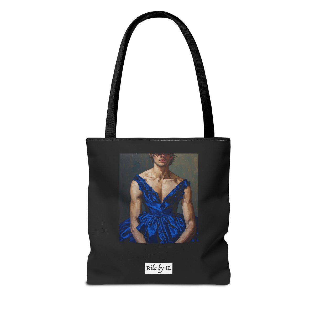 Man In Blue Dress Tote Bag