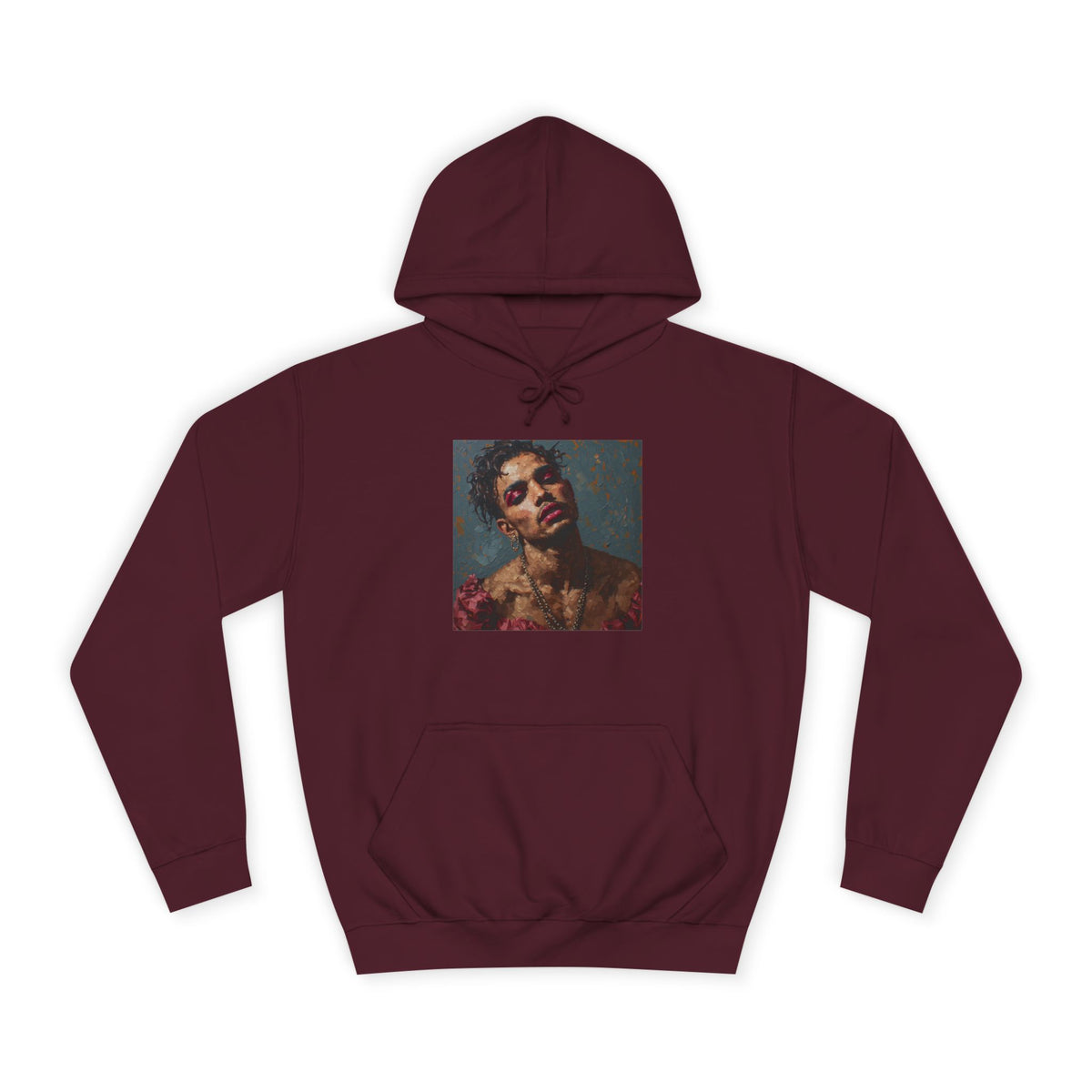 Man w/ Pink Eye Shadow Hoodie