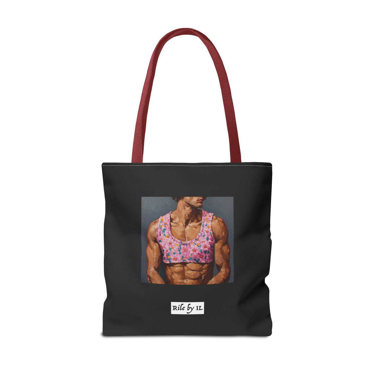 Man In Pink Crop Top Tote Bag