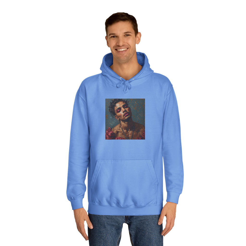 Man w/ Pink Eye Shadow Hoodie