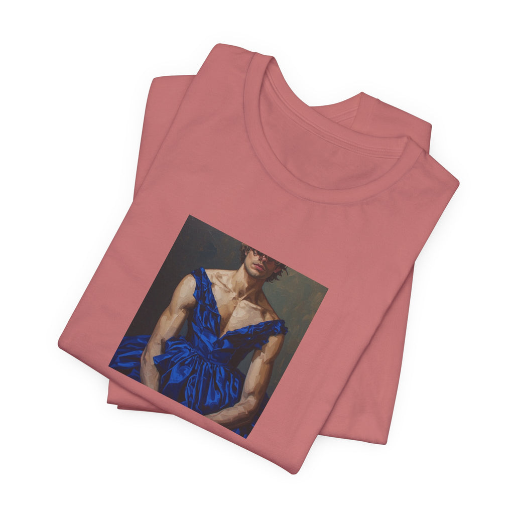 Man In Blue Dress T-Shirt