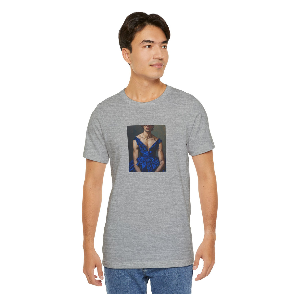 Man In Blue Dress T-Shirt