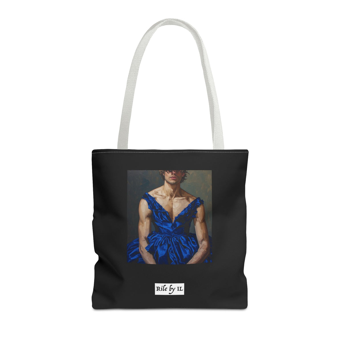 Man In Blue Dress Tote Bag
