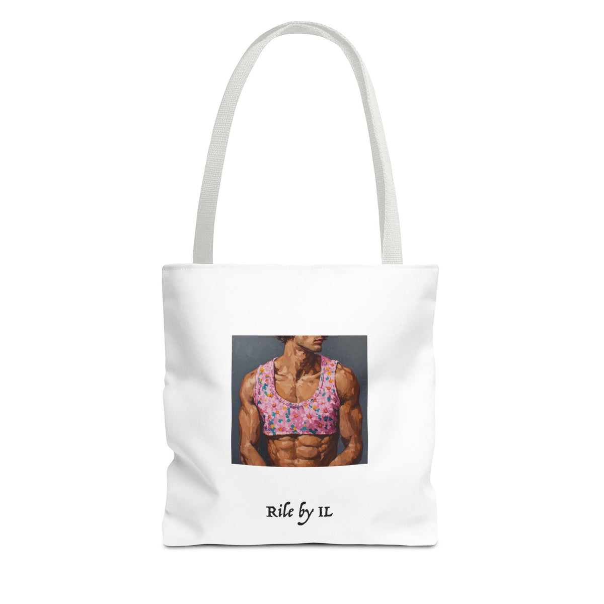 Man In Pink Crop TopTote Bag