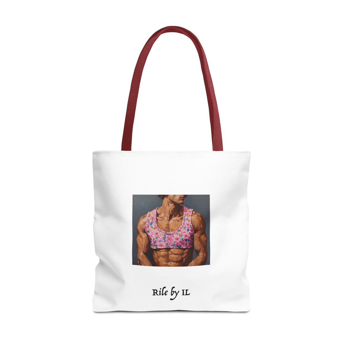 Man In Pink Crop TopTote Bag