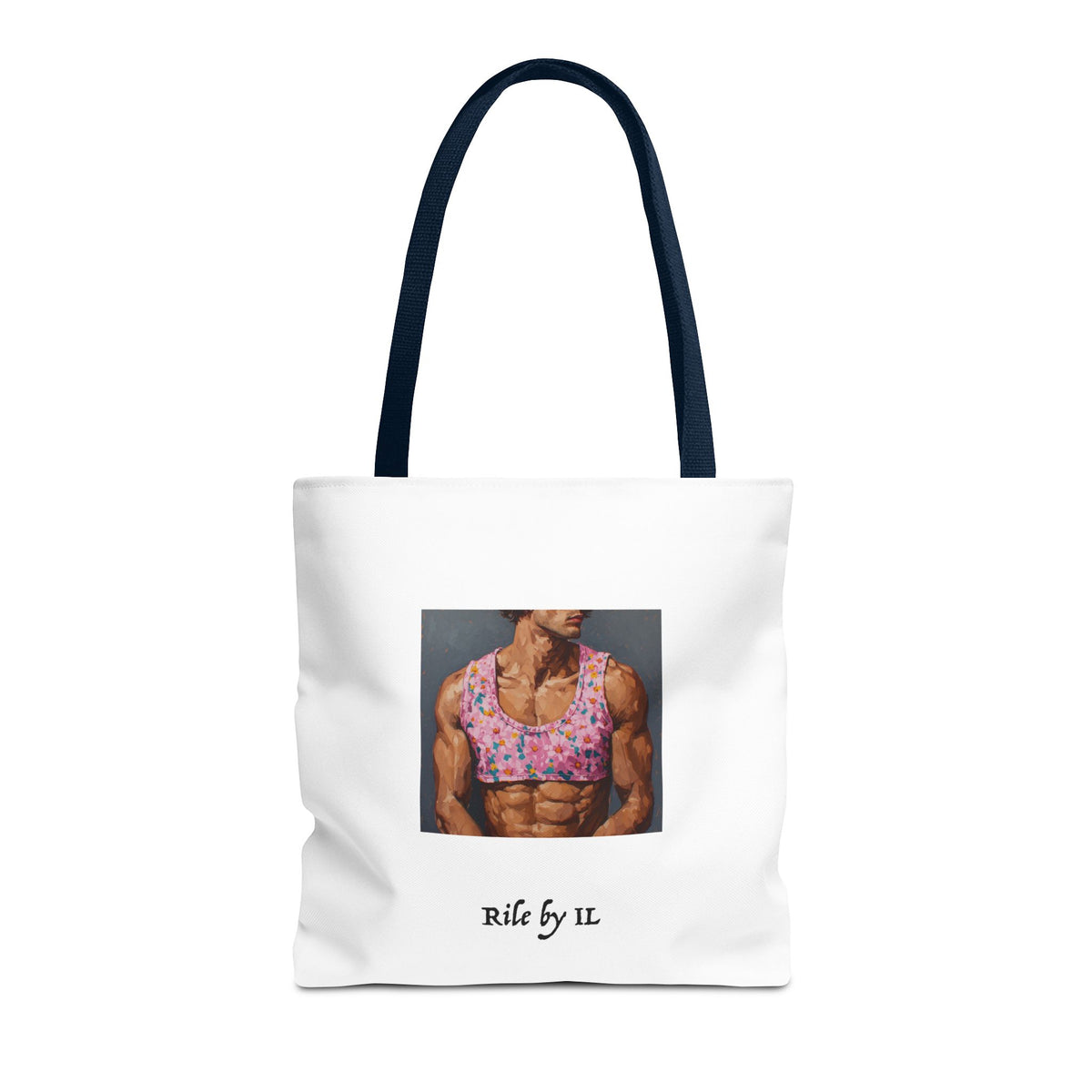 Man In Pink Crop TopTote Bag