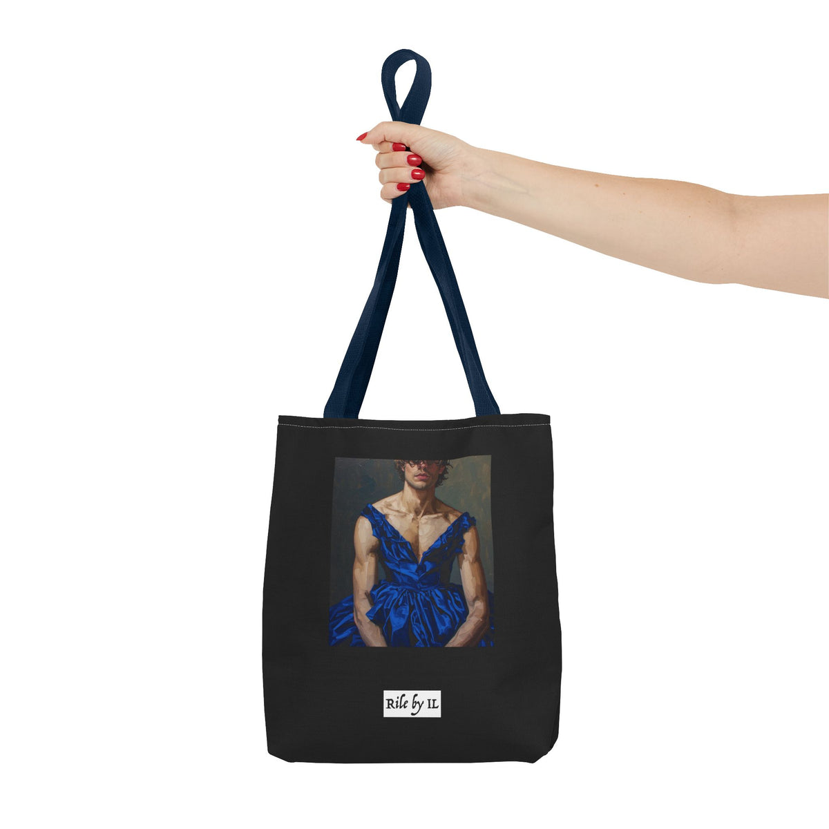Man In Blue Dress Tote Bag