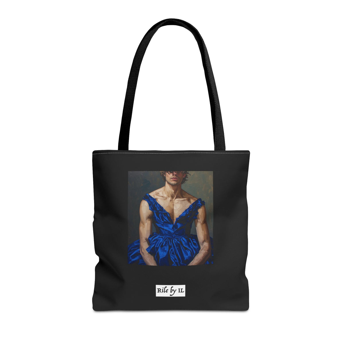 Man In Blue Dress Tote Bag