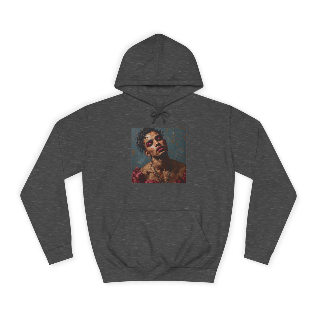 Man w/ Pink Eye Shadow Hoodie