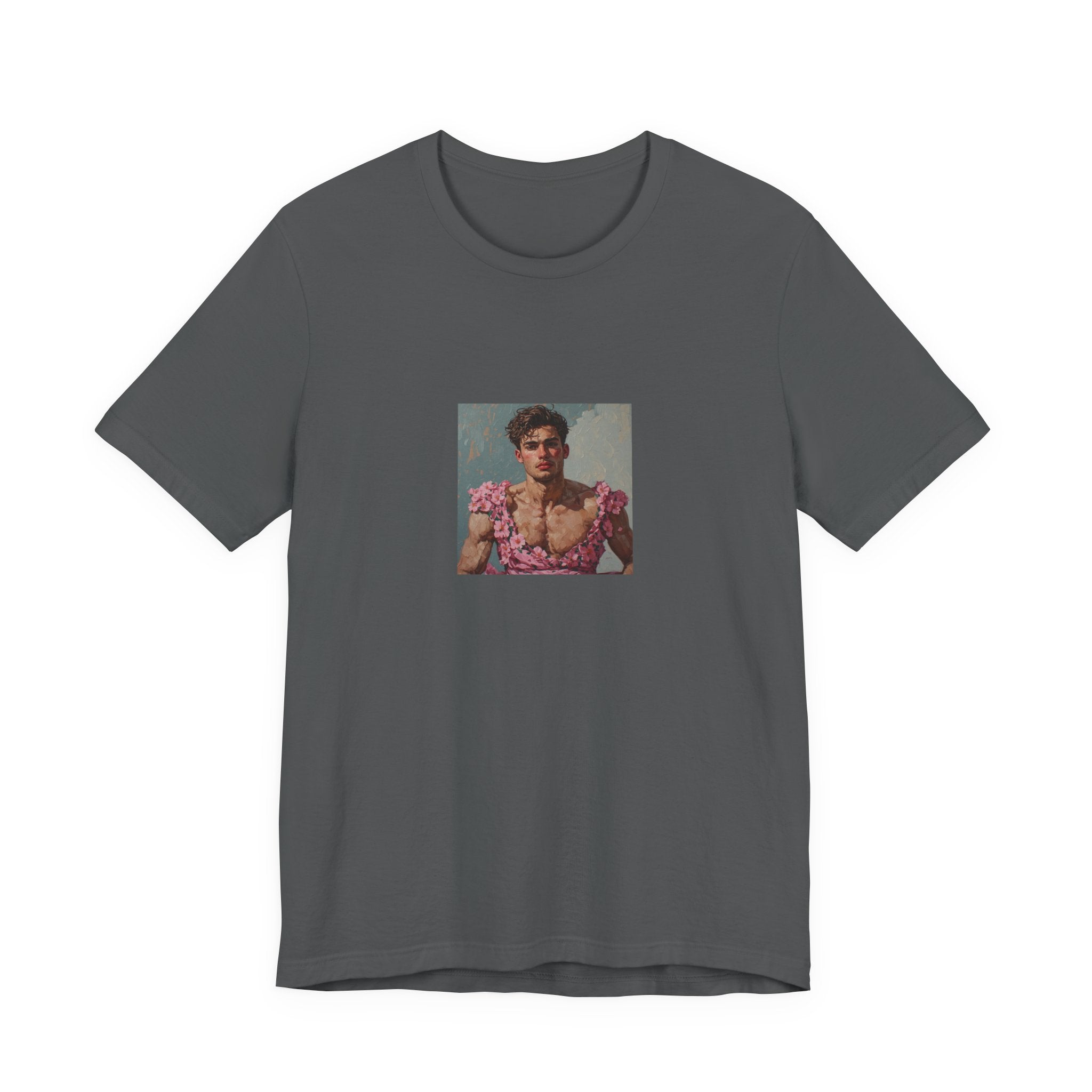 Man In Pink Dress T-shirt