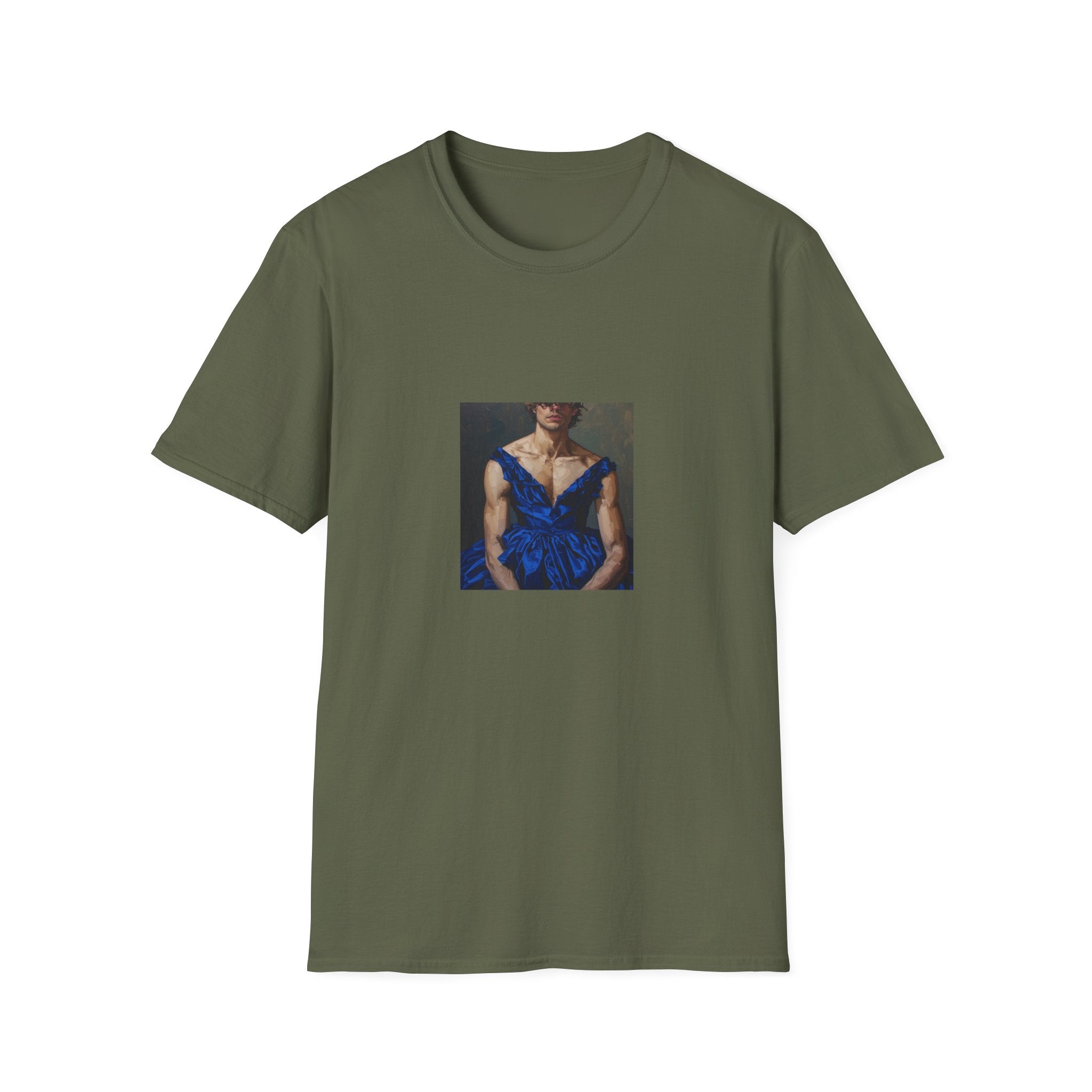 Man In Blue Dress T-shirt