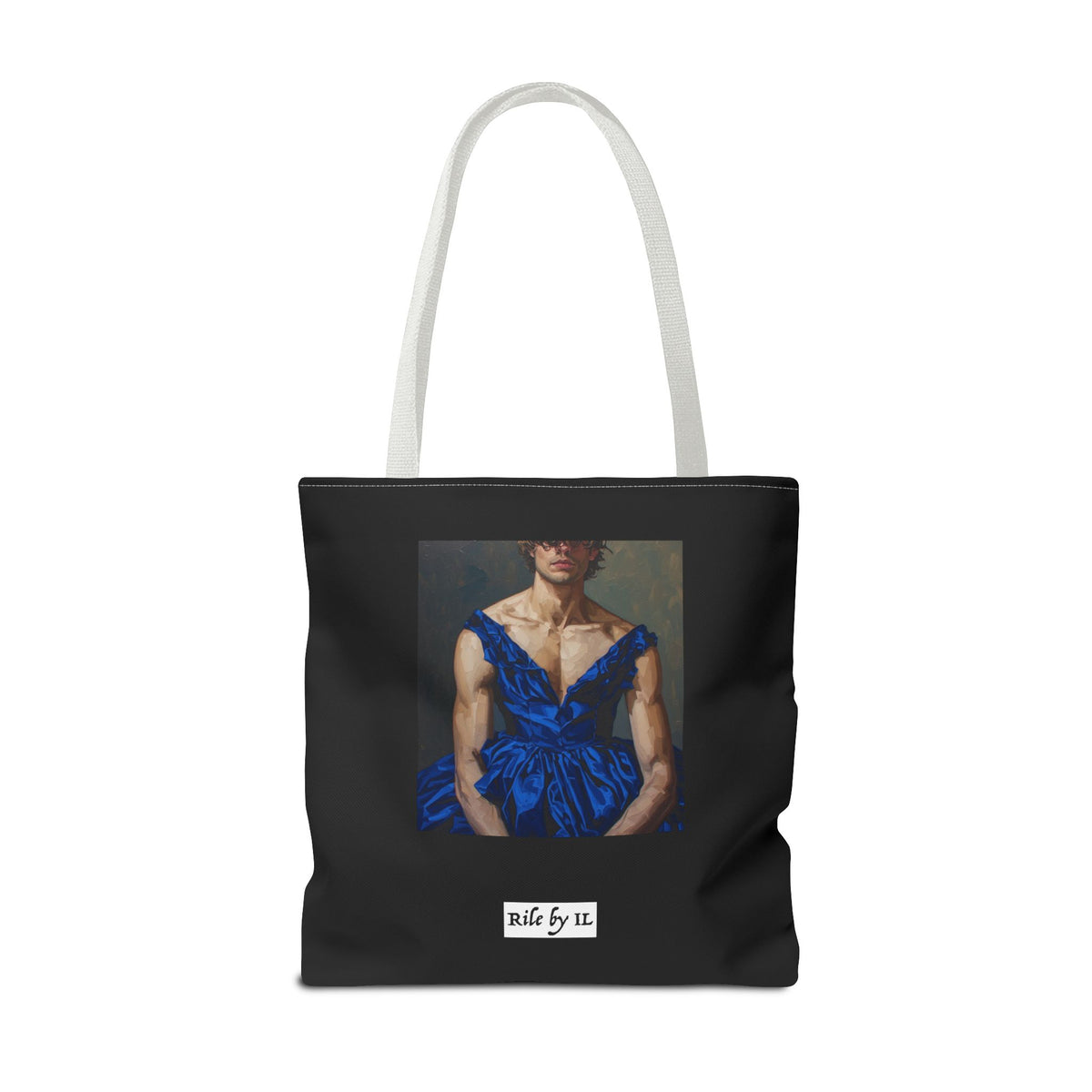 Man In Blue Dress Tote Bag