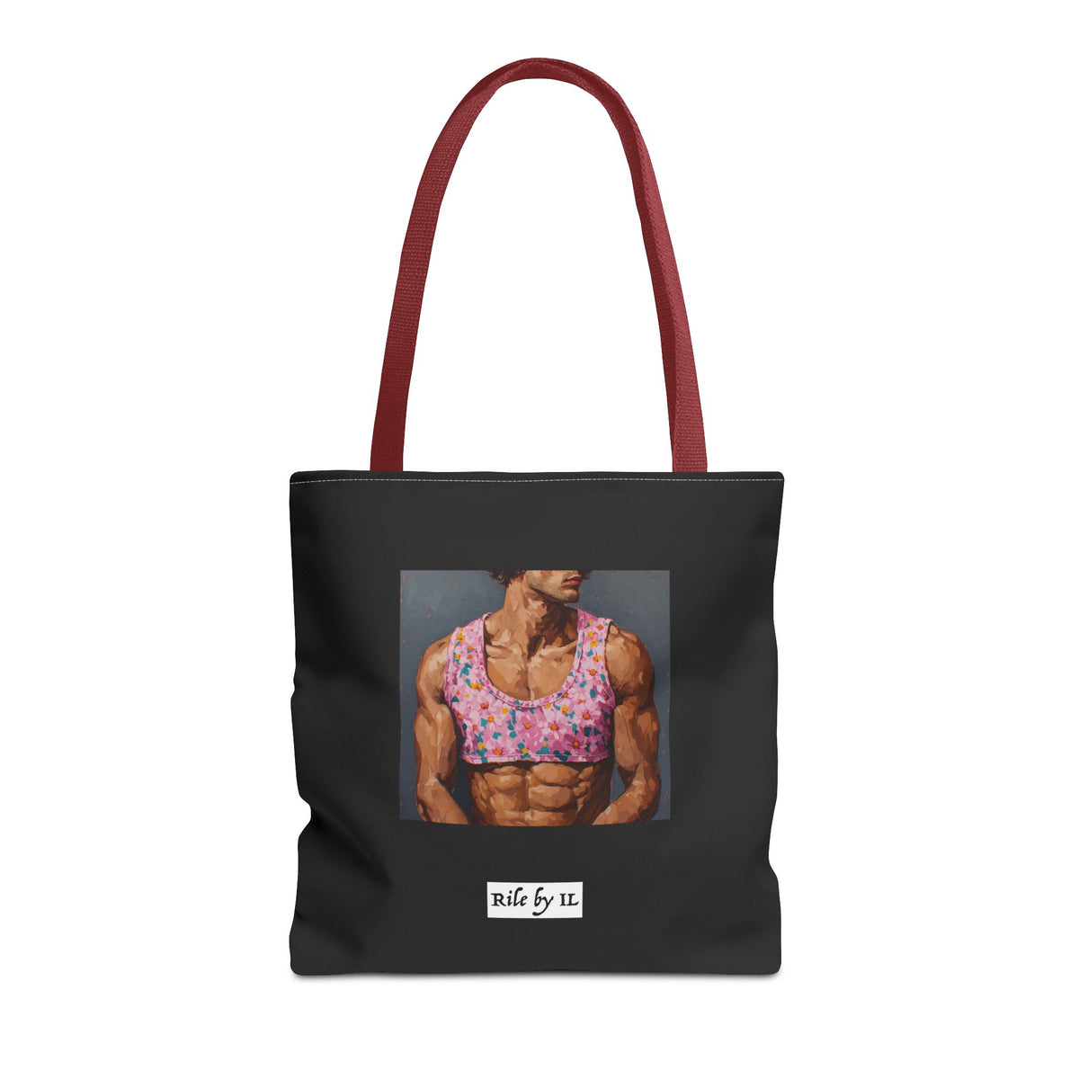 Man In Pink Crop Top Tote Bag