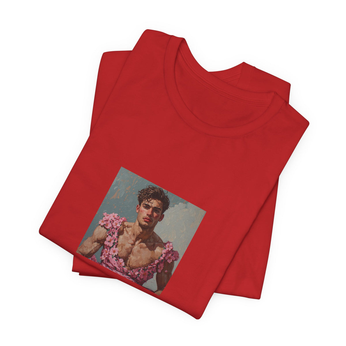 Man In Pink Dress T-shirt