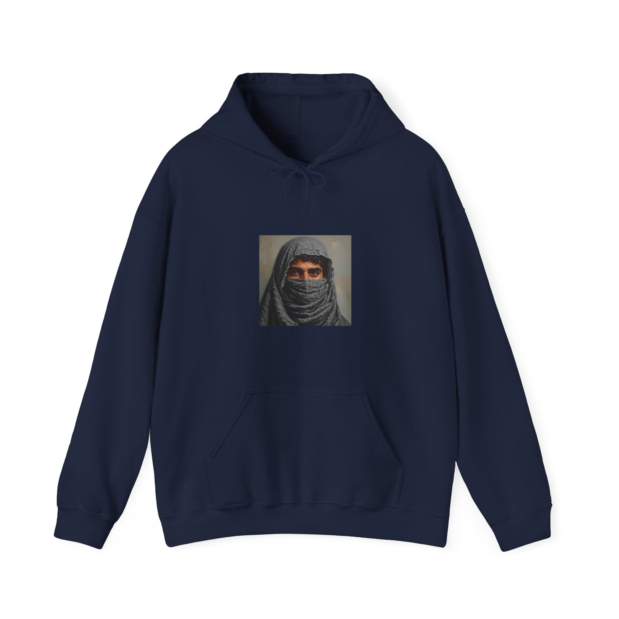 Veiled Man Portrait Hoodie