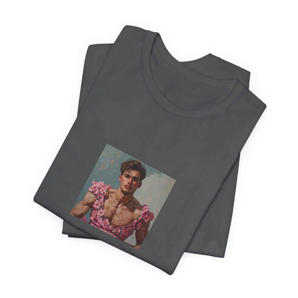 Man In Pink Dress T-shirt