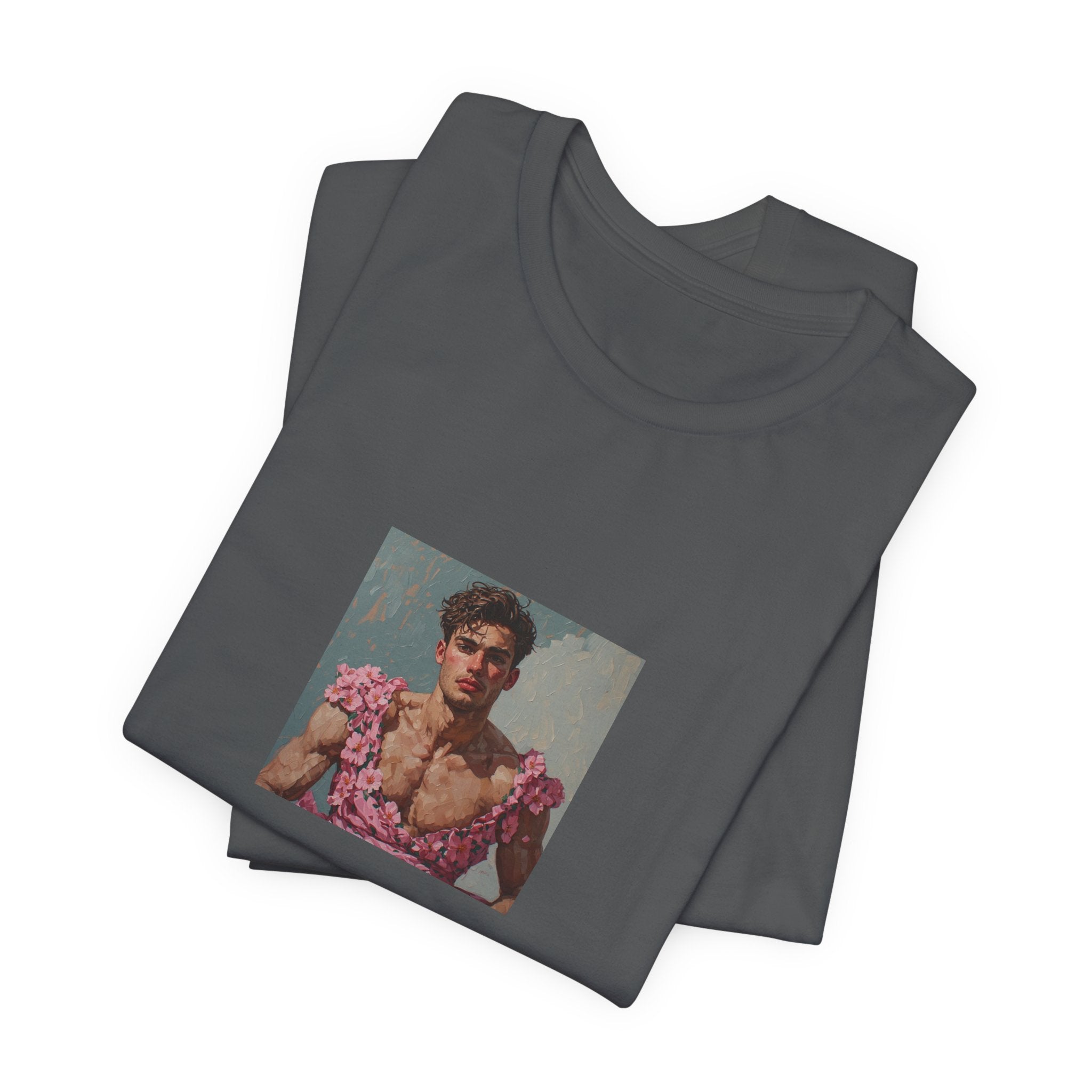 Man In Pink Dress T-shirt