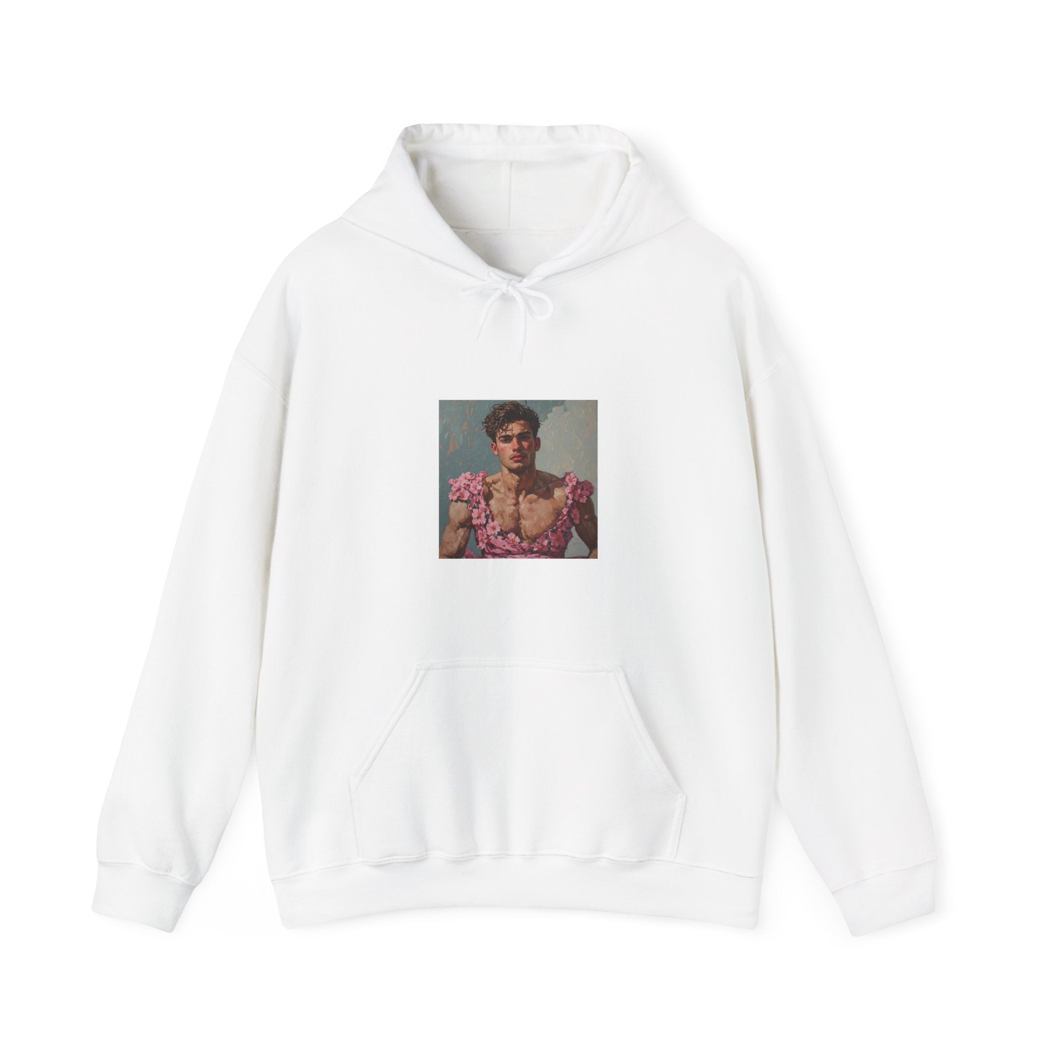 Man In Pink Dress Graphic Pullover